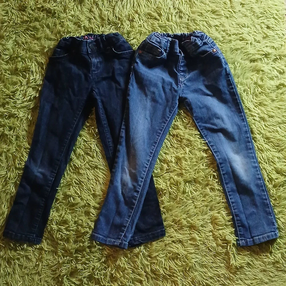 The‎ Children's Place Super Skinny & Skinny Girl's Jeans Size 5T Bundle